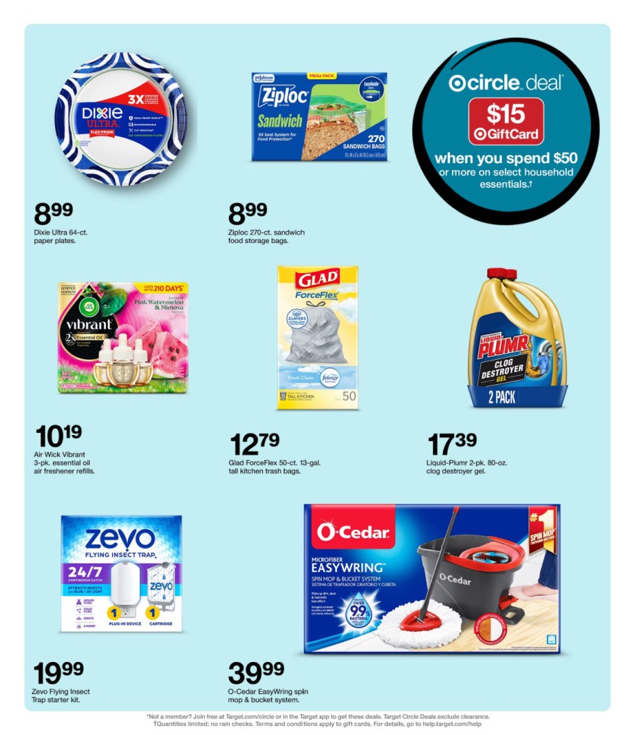 page from Target ad
