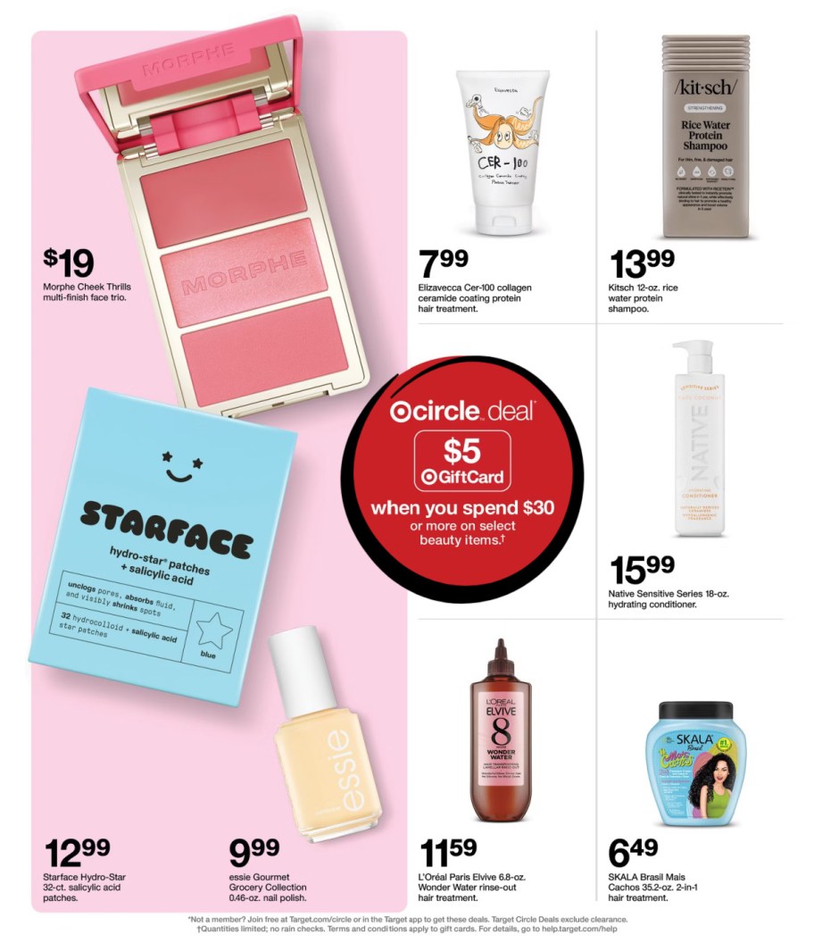 page from Target ad