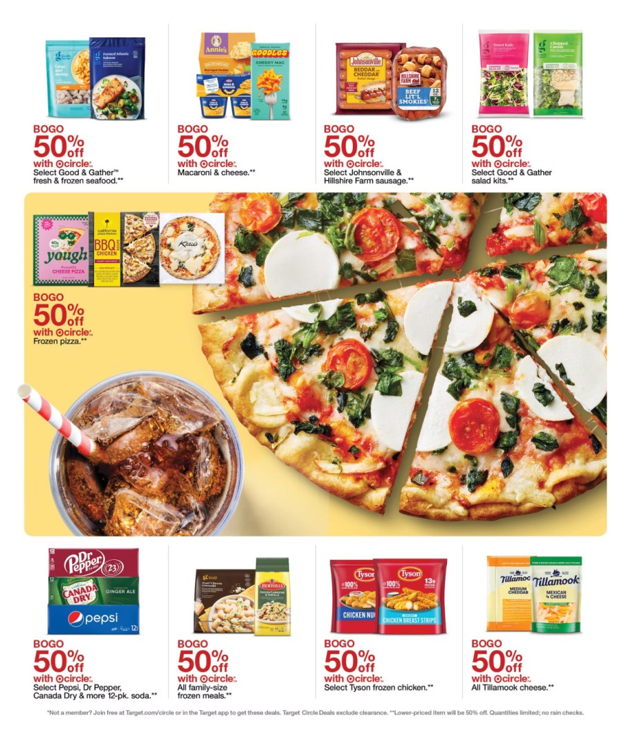 page from Target ad