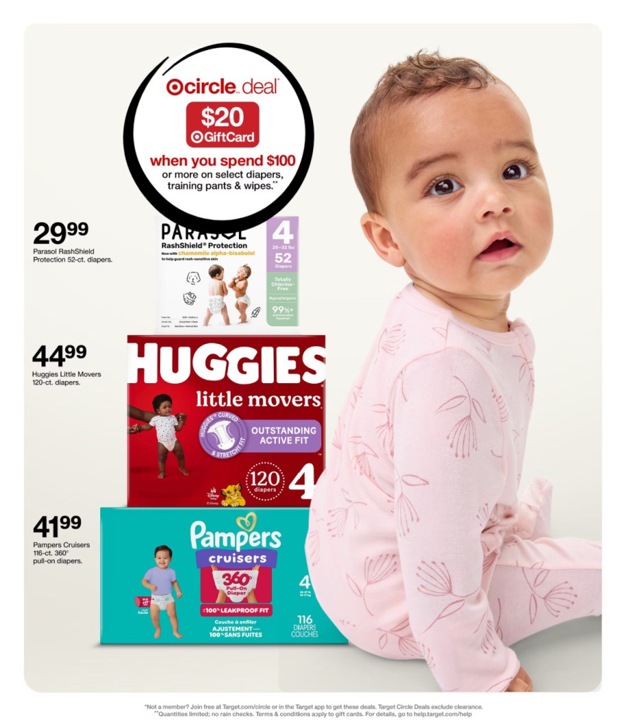 page from Target ad