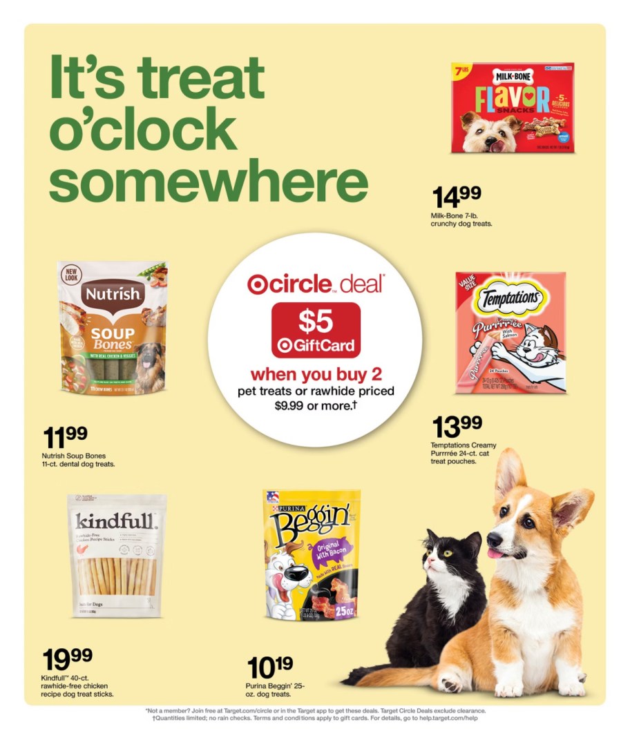 page from Target ad