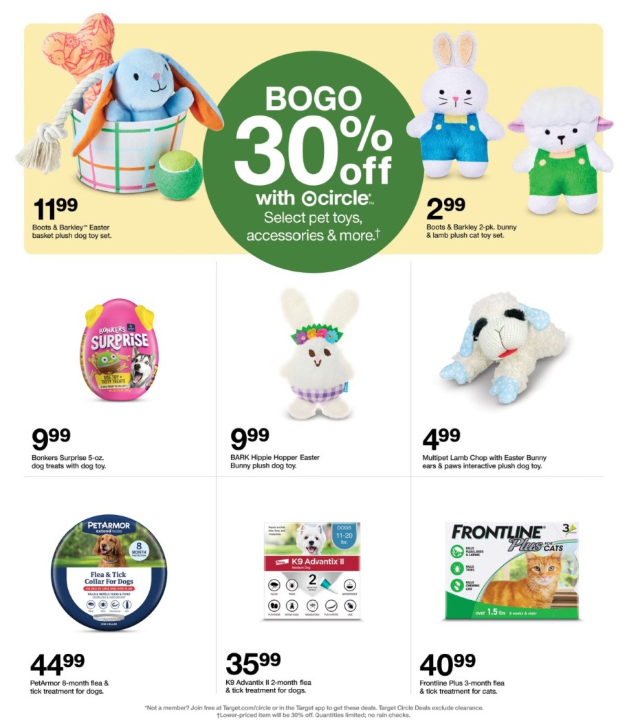 page from Target ad