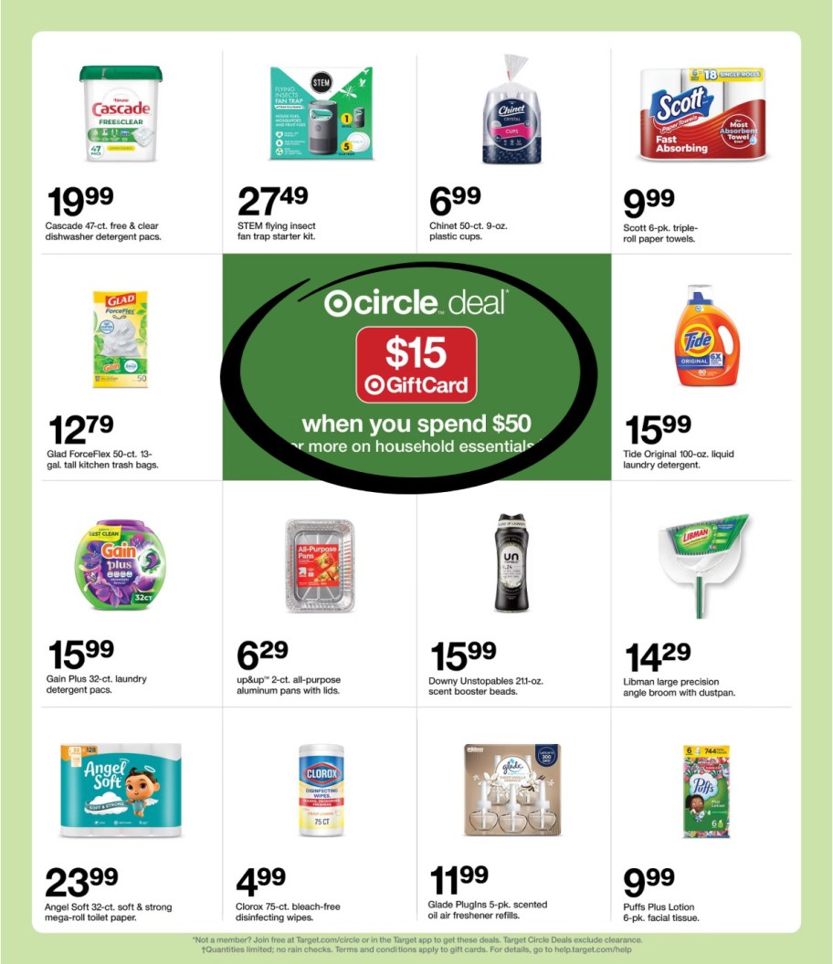 page from Target ad