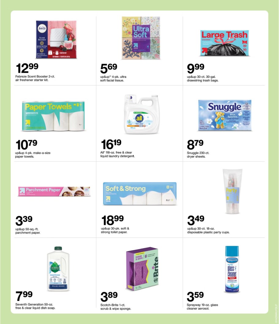 page from Target ad