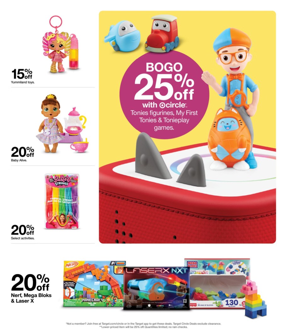 page from Target ad