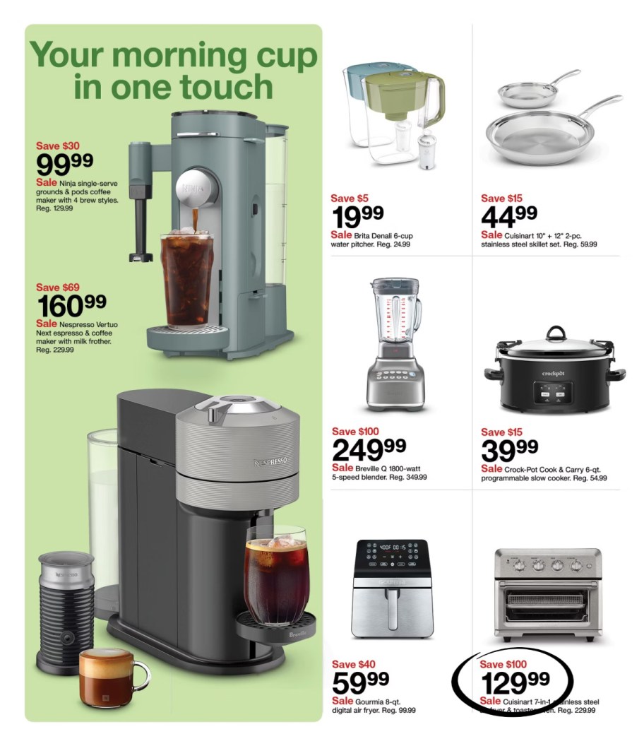 page from Target ad