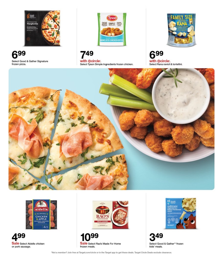 page from Target ad