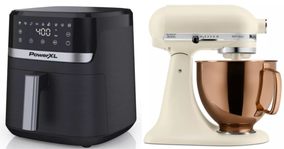 air fryer and stand mixer