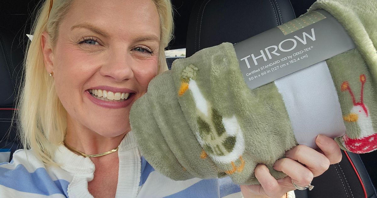 *NEW* Silly Goose Throw Blanket Just $10 at Target (+ More Fun Designs!)