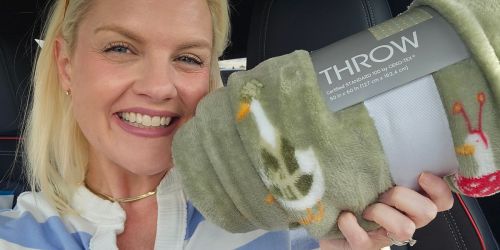 *NEW* Silly Goose Throw Blanket Just $10 at Target (+ More Fun Designs!)