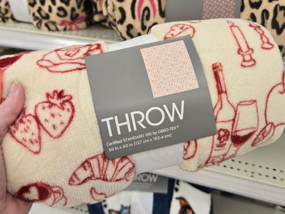 Dinner Table Icon Throw Blanket