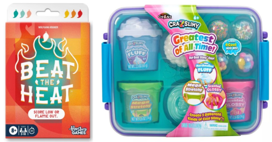 card game and slime kit