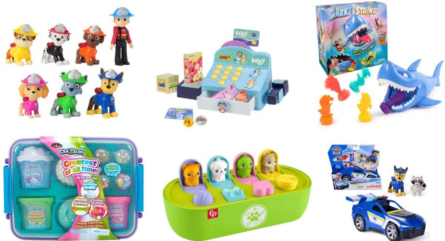 collage of target toys
