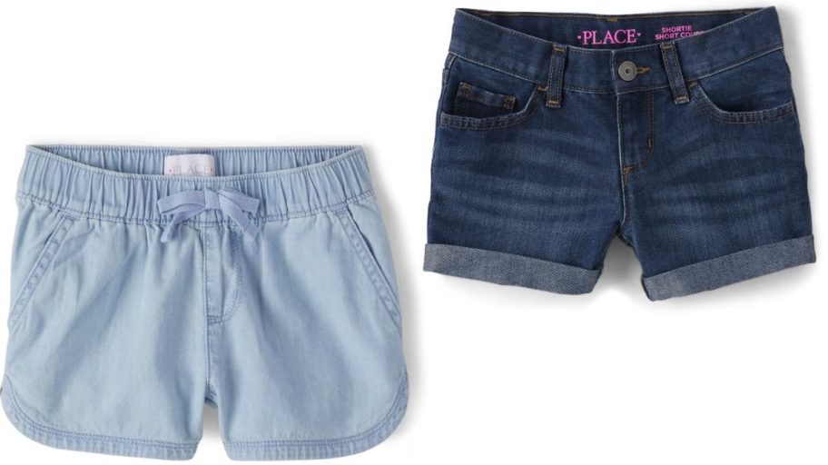 Stock images of the childrens place denim shorts