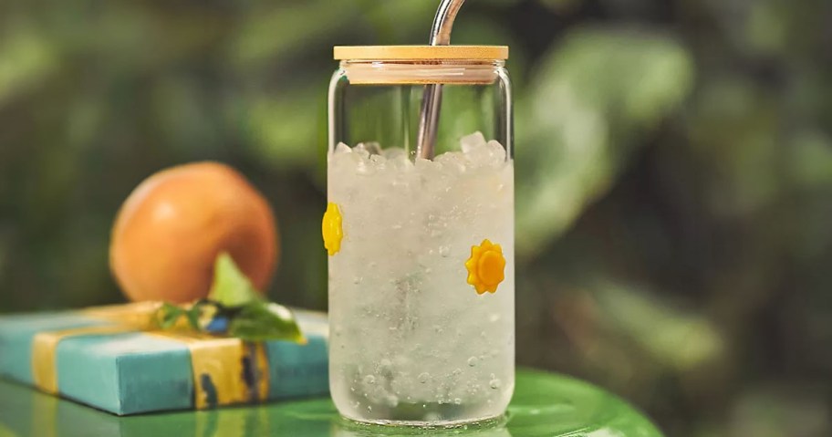 The Icon Juice Glass Tumbler with Lid