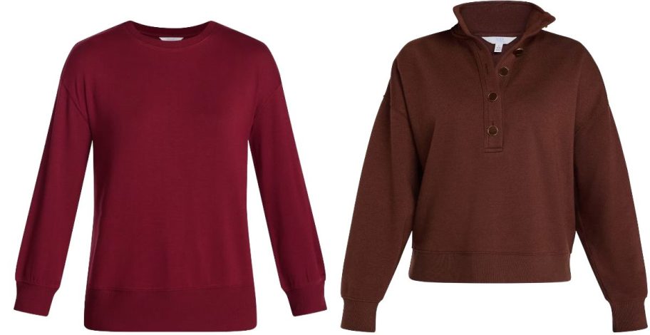 Stock images of two Time and Tru Women's Sweatshirts
