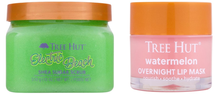 tree hut sugar scrub and lip mask