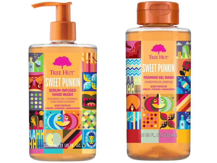 tree hut hand soap and body wash