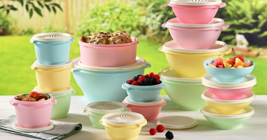 Tupperware 36-Piece Bowls & Canister Set Only $56.95 Shipped (Reg. $99)
