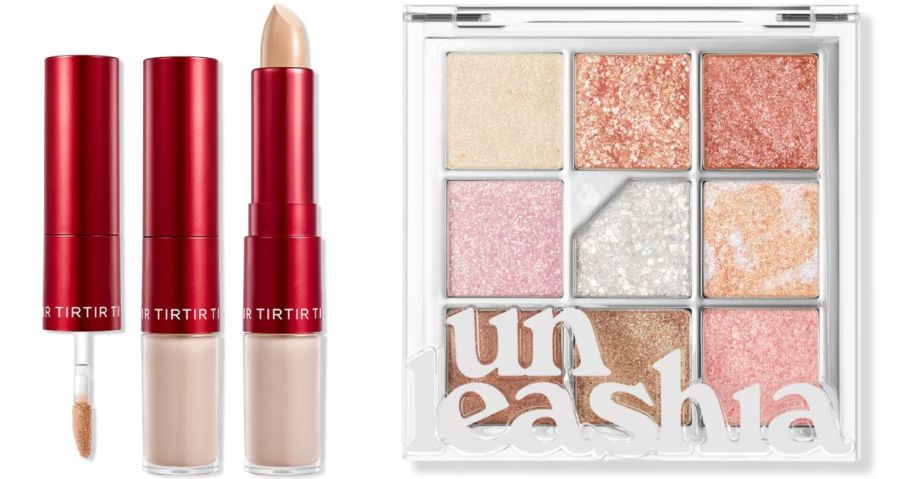 Stock images of TirTir and Unleashia Eyeshadow Palette