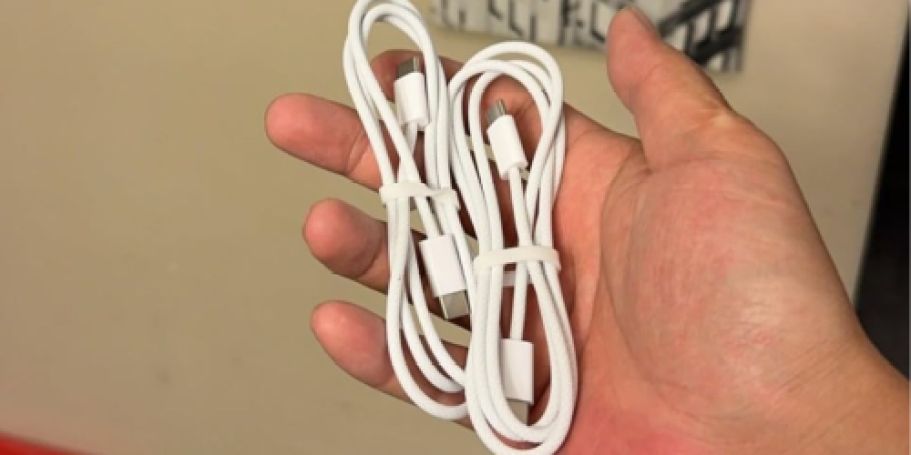 USB-C Charging Cable 2-Pack Just $2.79 on Amazon