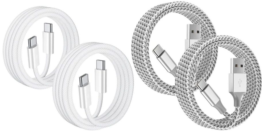 two USB-C Charging Cable 2-packs