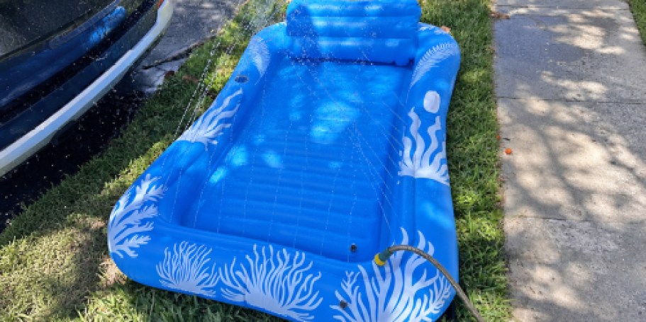 Inflatable Tanning Pool w/ Sprinklers Just $12.49 on Amazon (Reg. $28)