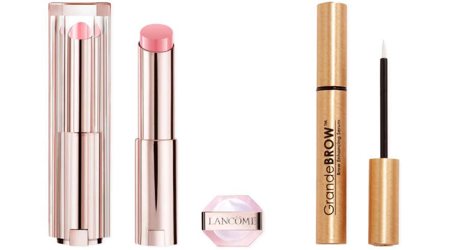 Lanc&ocirc;me lipstick and GrandeBROW serum