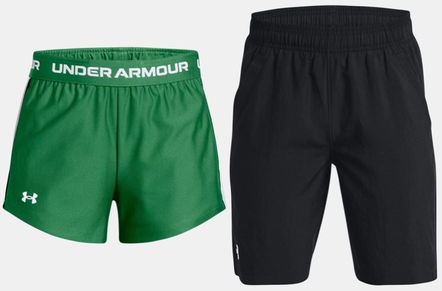 Under Armour Girls Shorts and Boys Shorts