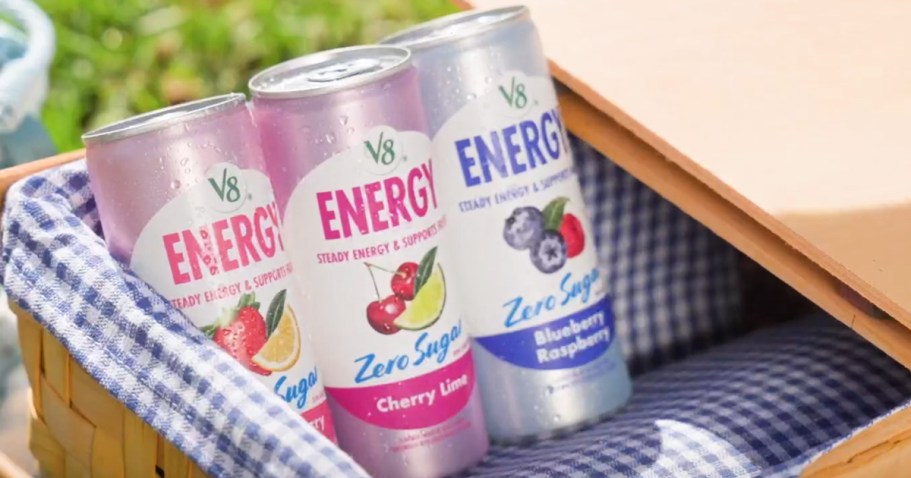 V8 Energy Zero Sugar 12-Pack Only $10.78 Shipped on Amazon