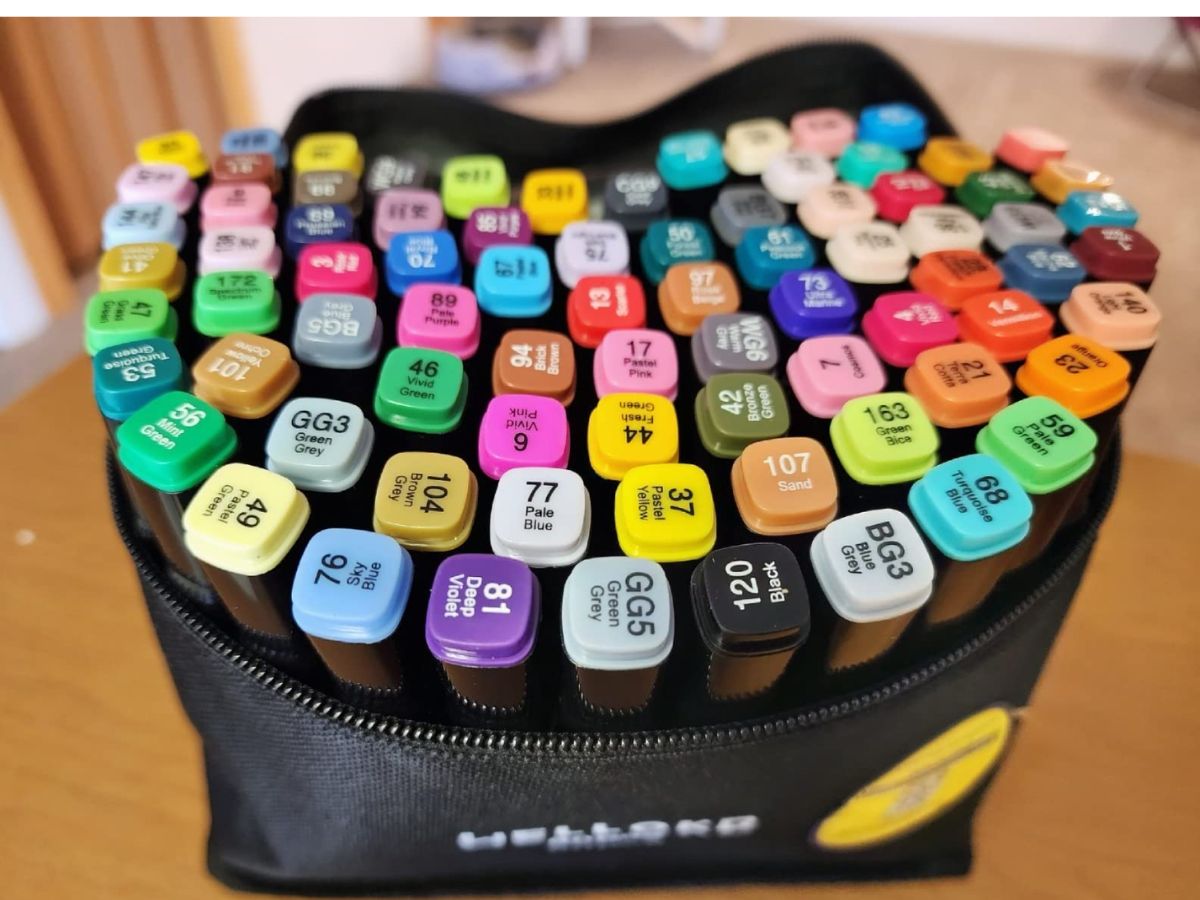 Dual-Tip Alcohol Markers 80-Count w/ Storage Case Just $15.49 on Amazon (Reg. $31)