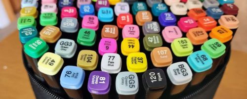 A bag of WELLOKB Alcohol Markers