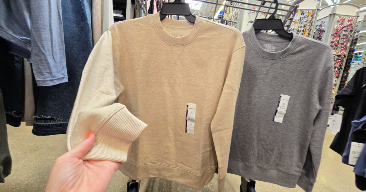 Time and Tru Women’s Sweatshirt Only $3.49 (Selling Out Fast!)