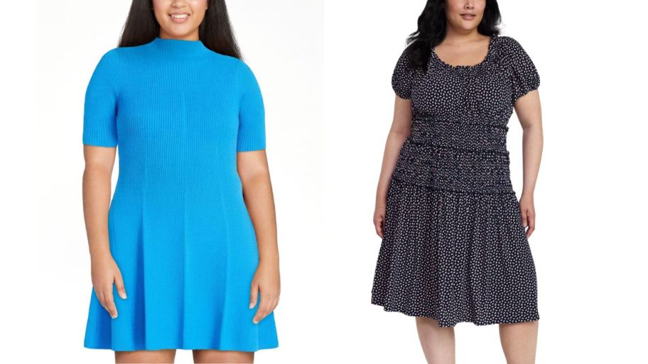 Stock image of Women with walmart dresses