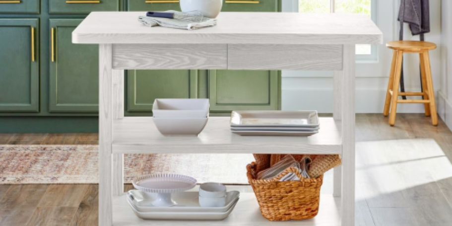 Up to 60% Off Walmart Clearance Furniture | Kitchen Island Only $81.50 (Reg. $198)