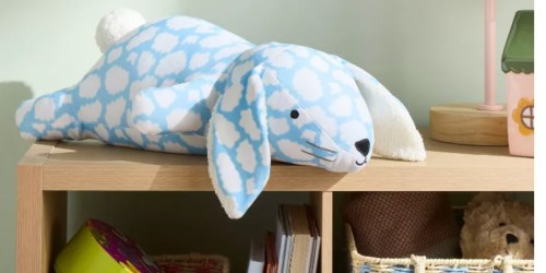 Pillowfort Weighted Bunny Plush Pillows Just $20 on Target.com | Perfect for Easter!