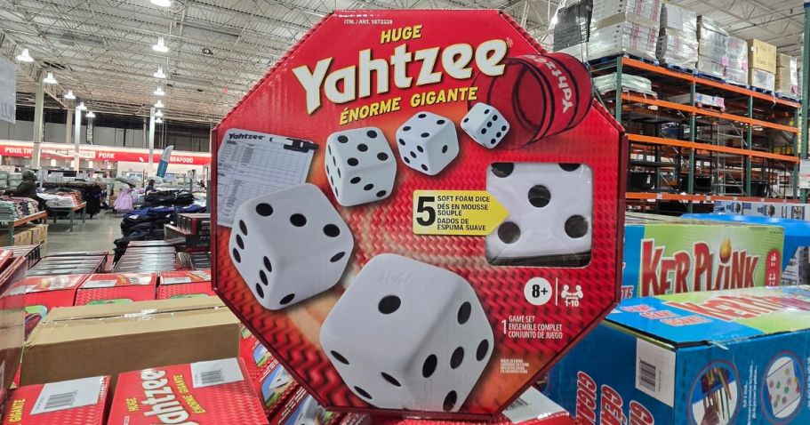 Giant Yahtzee Game Just $29.97 on Walmart.com | Great For Indoor & Outdoor Use!