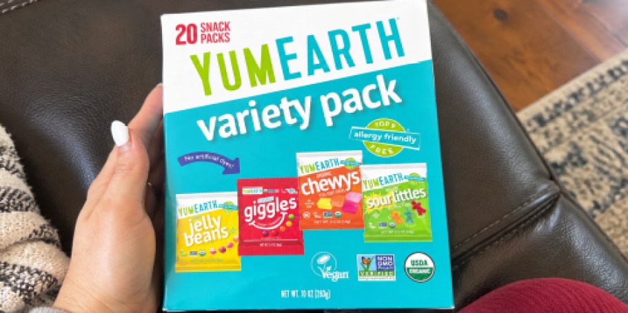 YumEarth Organic Candy 20-Count Variety Pack Just $7.86 Shipped for Prime Members (Reg. $20)