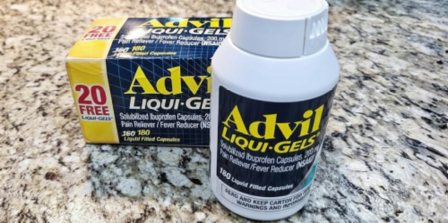 Advil Liqui-Gels 180-Count Just $6.46 Shipped on Amazon (Reg. $20)