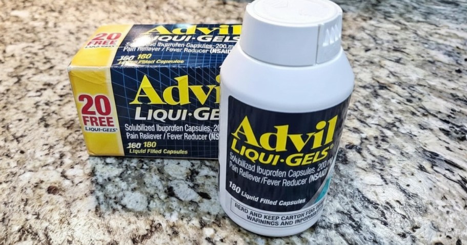 Advil Liqui-Gels 180-Count Just $6.46 Shipped on Amazon (Reg. $20)