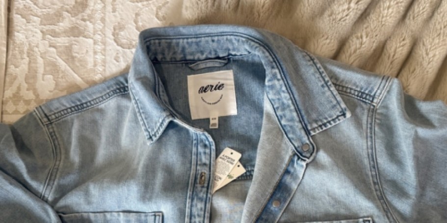 Aerie Clearance from $7 (Reg. $25) + Free Shipping Offer Ends Tonight