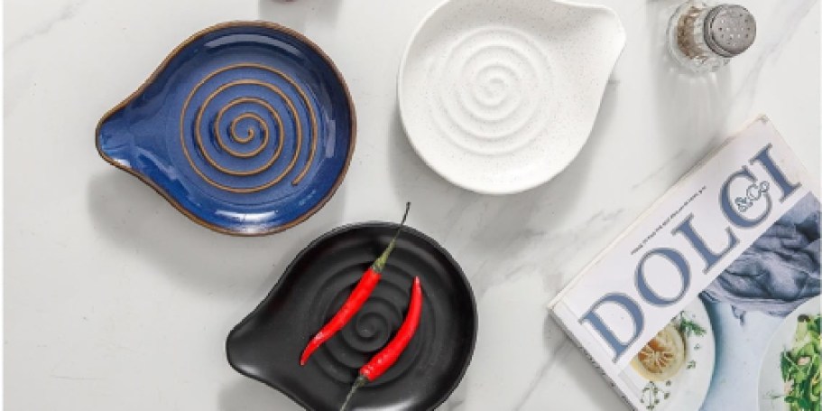 Ceramic Spoon Rests Only $7.49 on Amazon (Regularly $15)