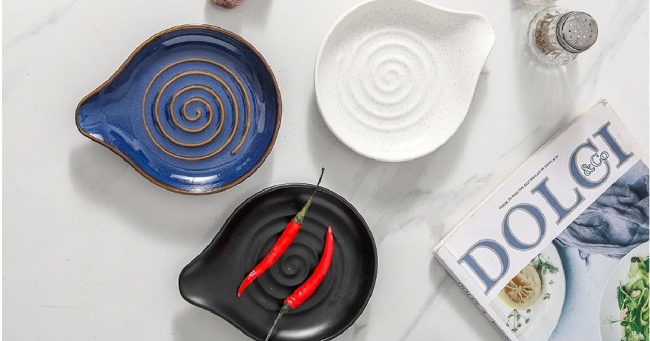 Ceramic Spoon Rests Only $7.49 on Amazon (Regularly $15)