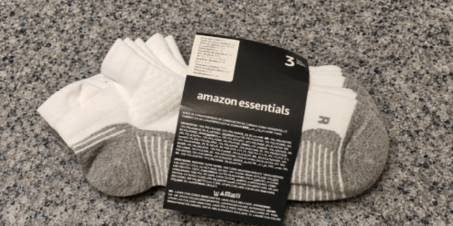Amazon Essentials Men’s Socks 3-Pack Only $2.75 Shipped