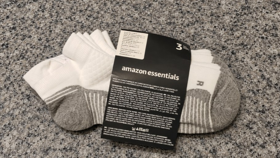 Amazon Essentials Men’s Socks 3-Pack Only $2.75 Shipped