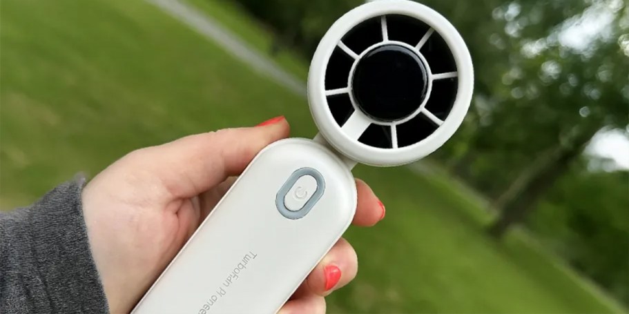 Portable 5-Speed Turbo Fan from $9.79 on Amazon