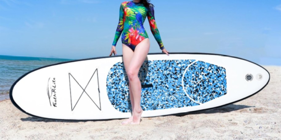 Inflatable Paddle Board w/ Accessories from $79.77 Shipped on Amazon (Reg. $200)