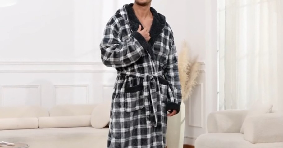 Men’s & Women’s Plush Robes Just $16.79 on Amazon (Reg. $28)