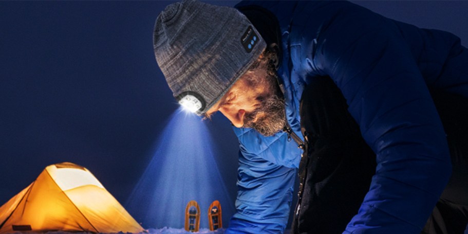 Rechargeable LED Beanie w/ Bluetooth Just $9.99 on Amazon (Listen to Music, Take Calls & More)