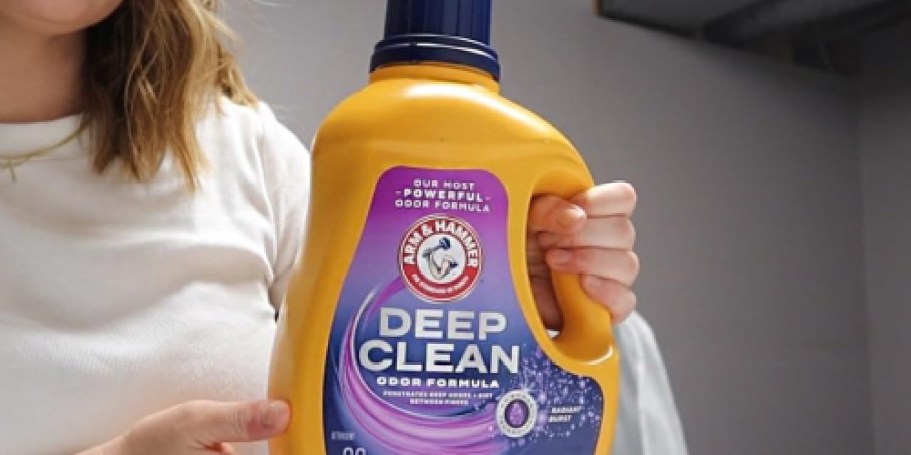 Arm & Hammer Laundry Detergent 75oz Only $3.98 After Walmart Cash